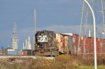 NS GP38-2 High nose Locomotive in the yard